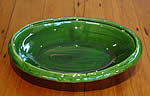 tony sly green platter oval 43 x 36cm